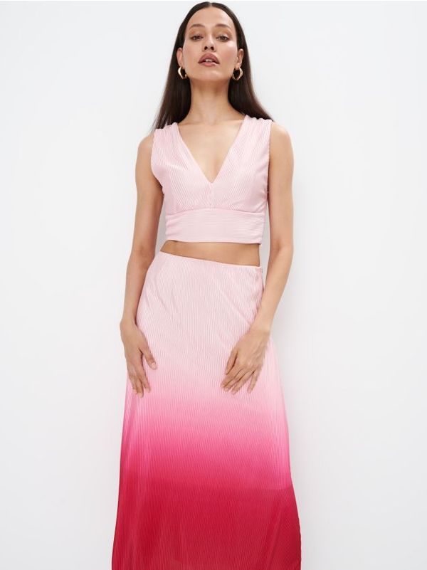 Mohito Mohito - Къс топ - пастелно розово