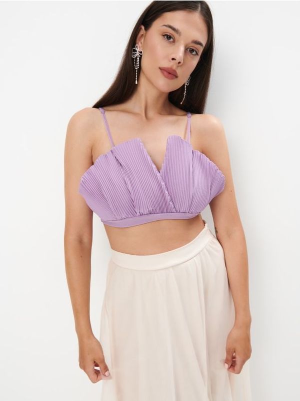 Mohito Mohito - Къс топ - тъмно лилаво