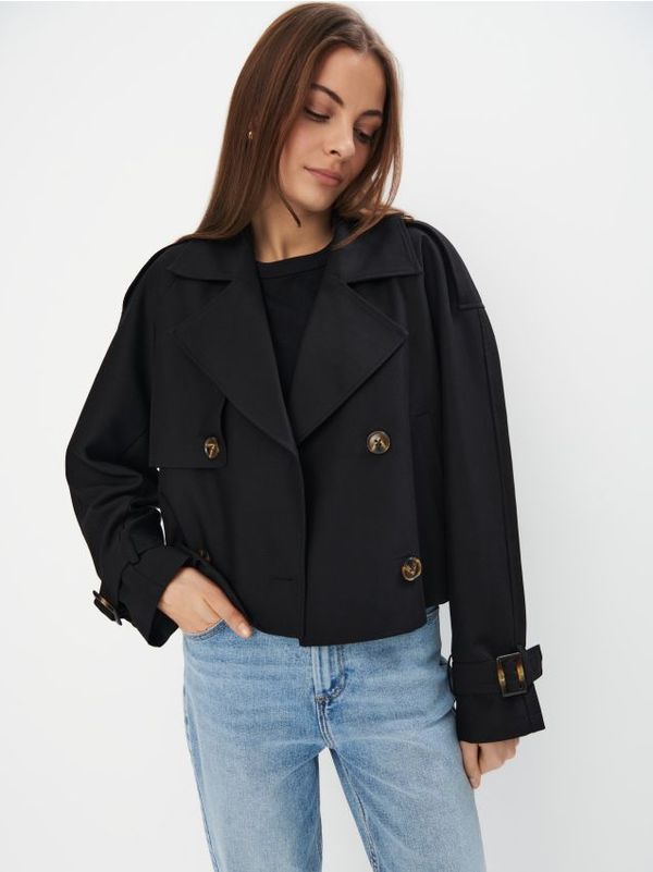 Mohito Mohito - Къс тренчкот - черен