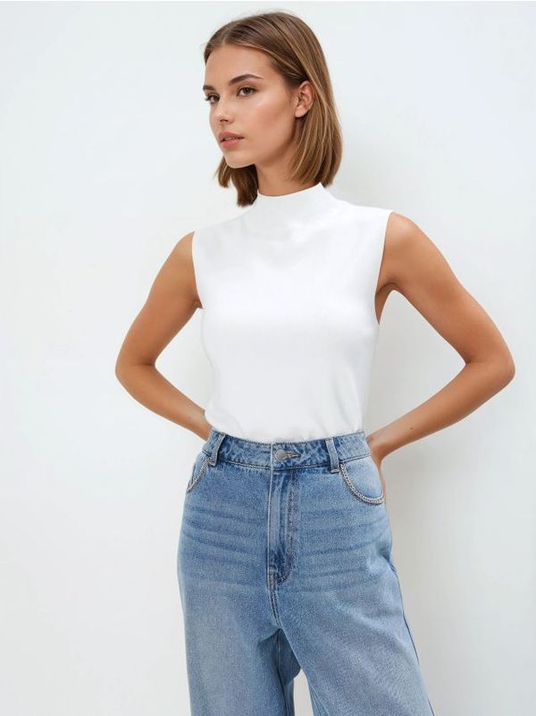 Mohito Mohito - LADIES` BLOUSE - кремaво
