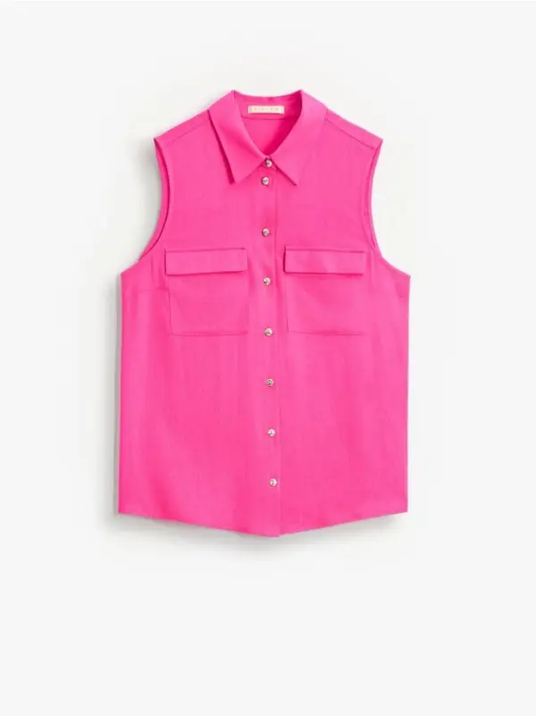 Mohito Mohito - LADIES` SHIRT - фуксия