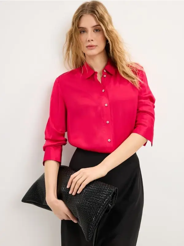 Mohito Mohito - LADIES` SHIRT - фуксия