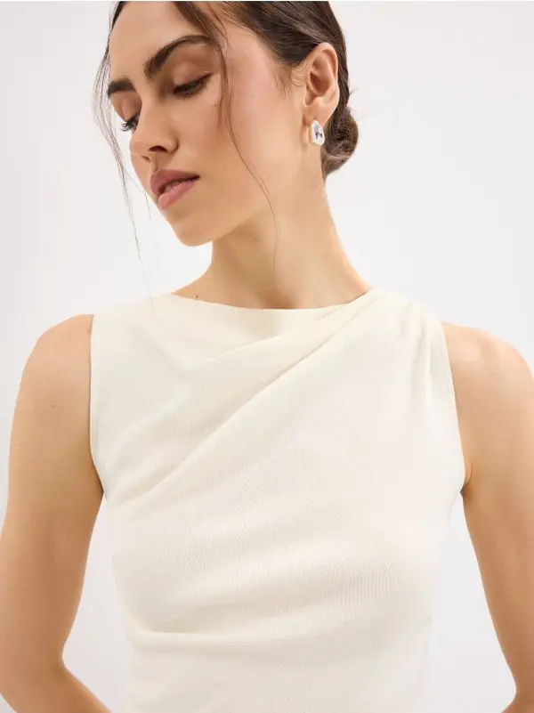 Mohito Mohito - LADIES` SWEATER - кремaво