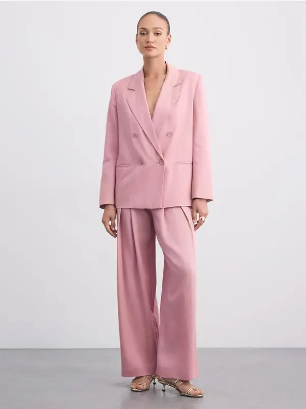 Mohito Mohito - LADIES` TROUSERS - розово