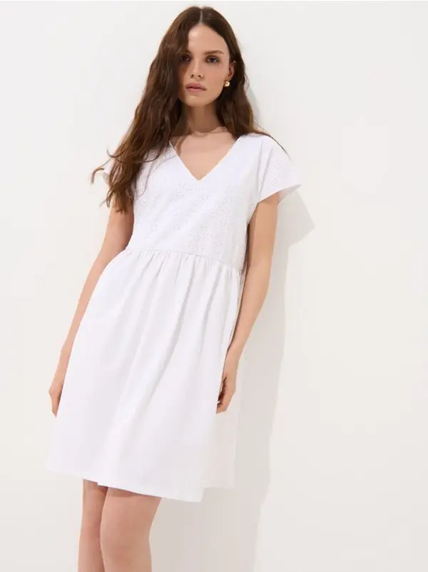 Mohito Mohito - Лятна mini рокля - бяло