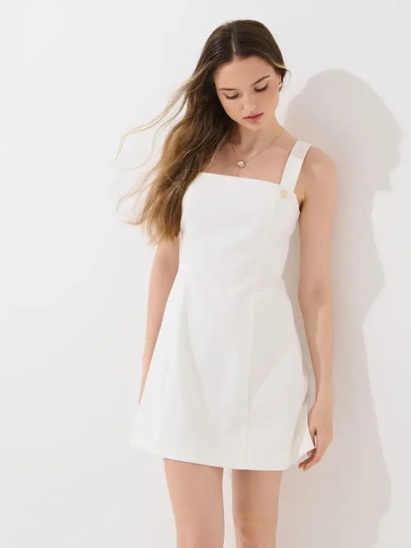 Mohito Mohito - Лятна mini рокля - кремaво