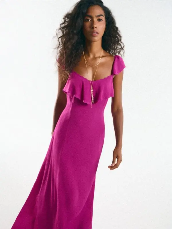 Mohito Mohito - Макси рокля с презрамки - лилаво