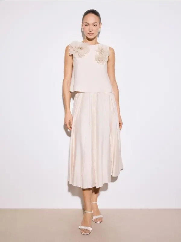 Mohito Mohito - Миди пола - бежово