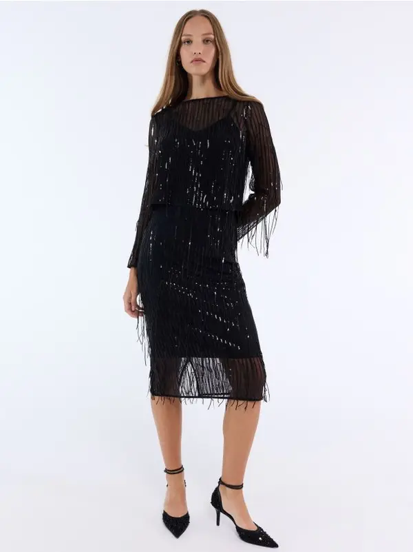 Mohito Mohito - Миди пола - черен