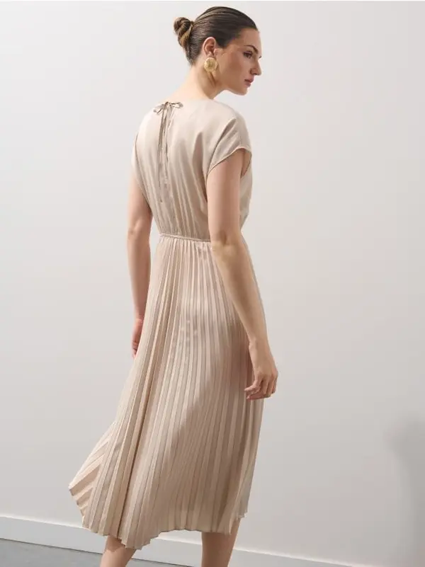 Mohito Mohito - Миди рокля - бежово