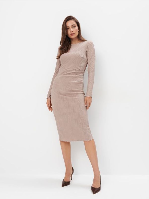 Mohito Mohito - Миди рокля - бежово