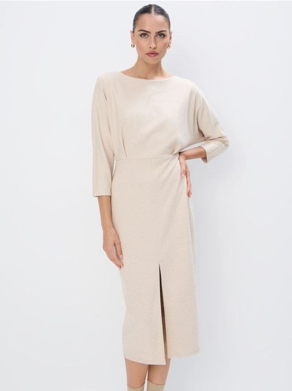 Mohito Mohito - Миди рокля - кремaво