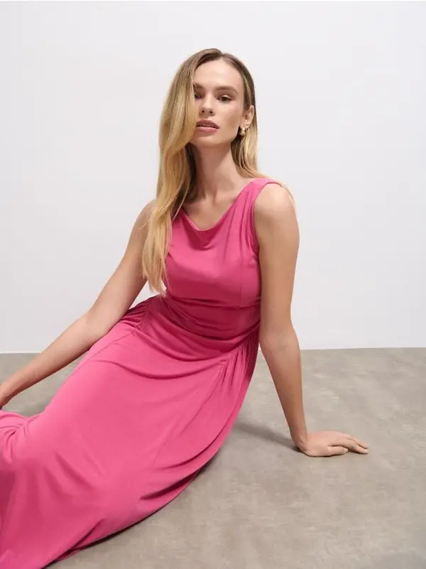 Mohito Mohito - Миди рокля с презрамки - лилаво