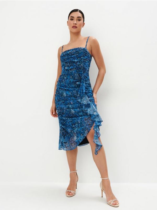 Mohito Mohito - Миди рокля с презрамки - син