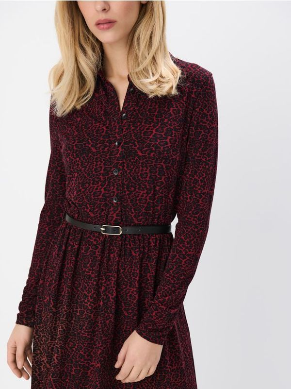 Mohito Mohito - Миди рокля тип риза - червен