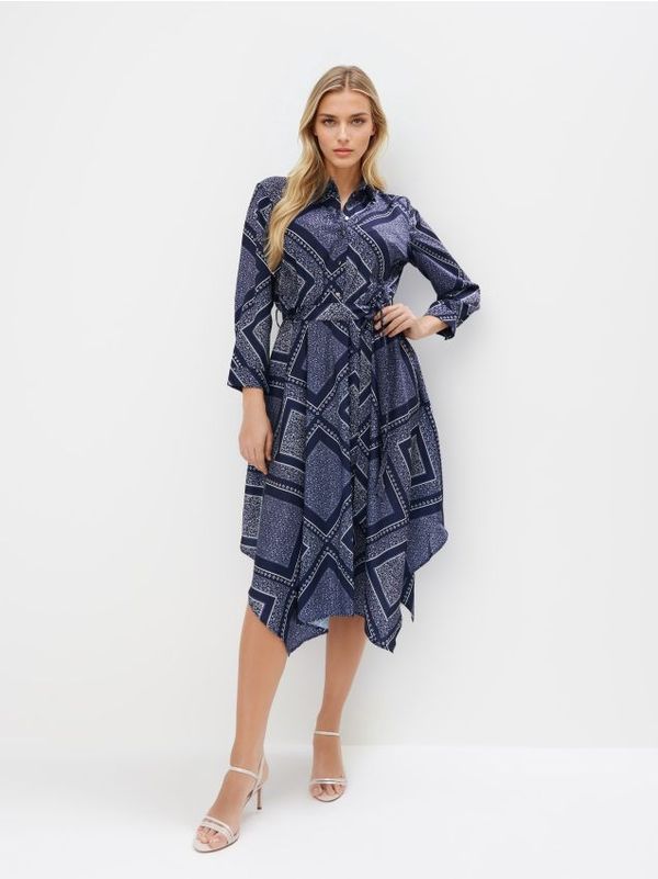 Mohito Mohito - Миди рокля тип риза - нави