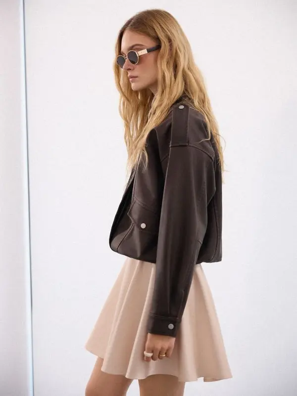 Mohito Mohito - Мини пола - бежово