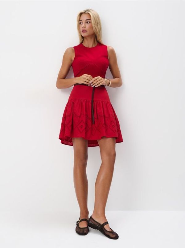 Mohito Mohito - Мини пола с колан - червен