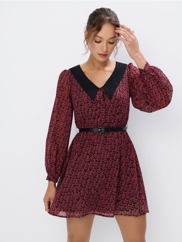 Mohito Mohito - Мини рокля с колан - черен