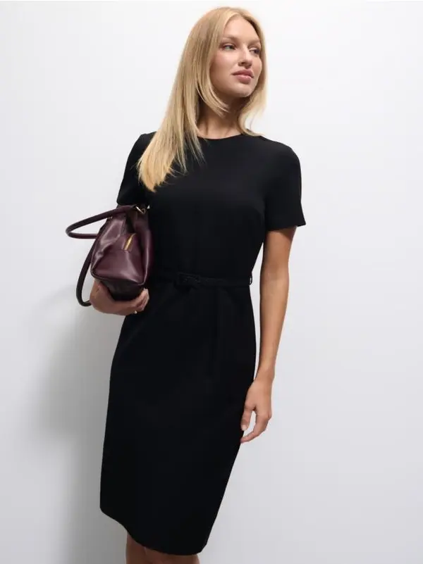 Mohito Mohito - Мини рокля с колан - черен