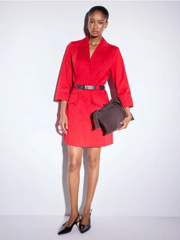 Mohito Mohito - Мини рокля с колан - червен
