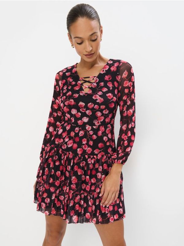 Mohito Mohito - Мини рокля с кройка под формата на буква А - червен