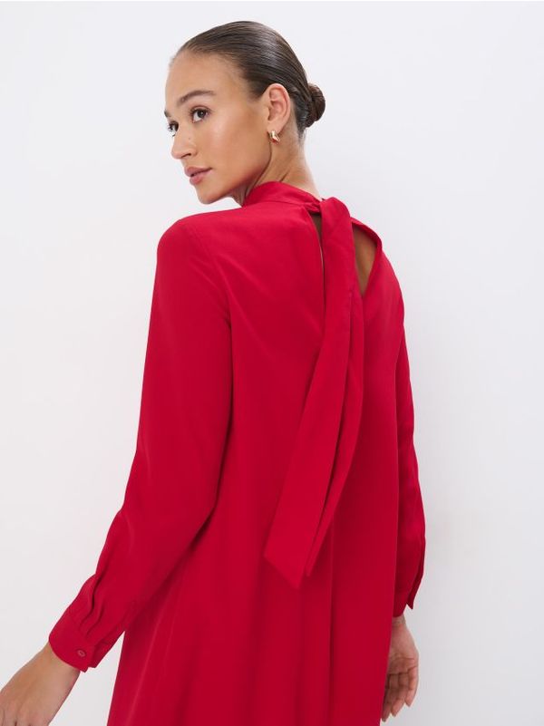 Mohito Mohito - Мини рокля с вързалки - червен