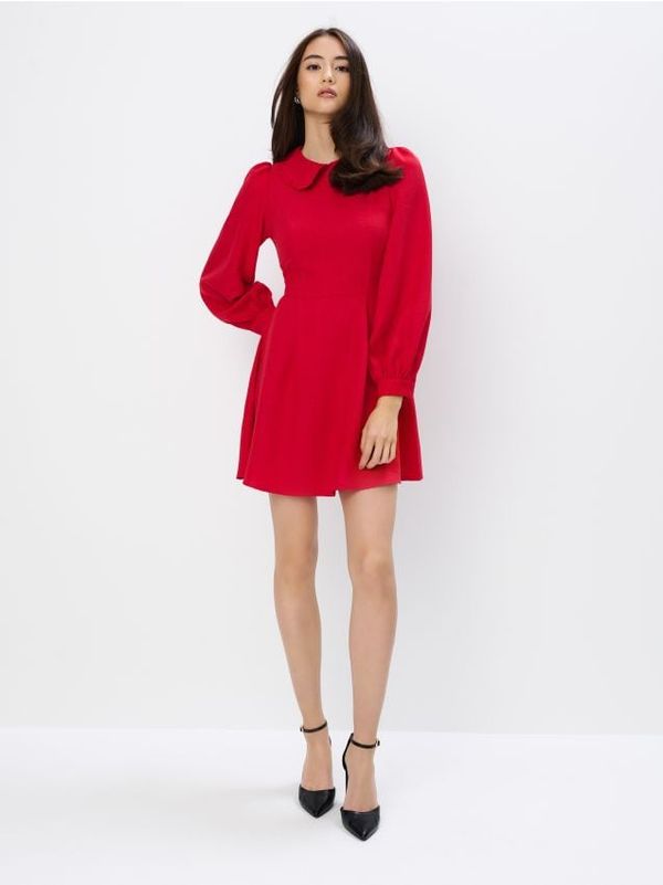 Mohito Mohito - Мини рокля с яка - червен