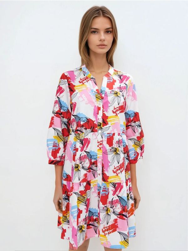 Mohito Mohito - Мини рокля тип риза - бяло