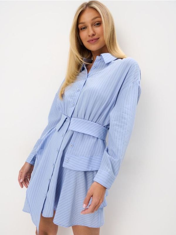 Mohito Mohito - Мини рокля тип риза - син