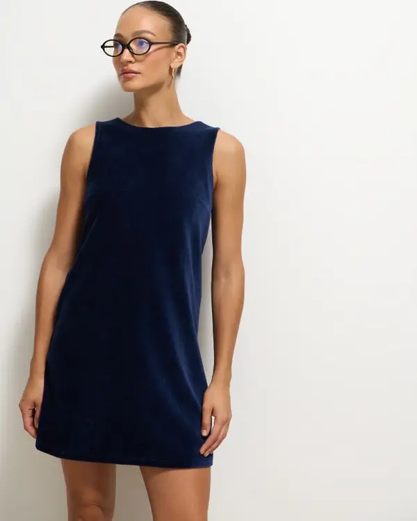 Mohito Mohito - Мини рокля, трапецовидна - нави