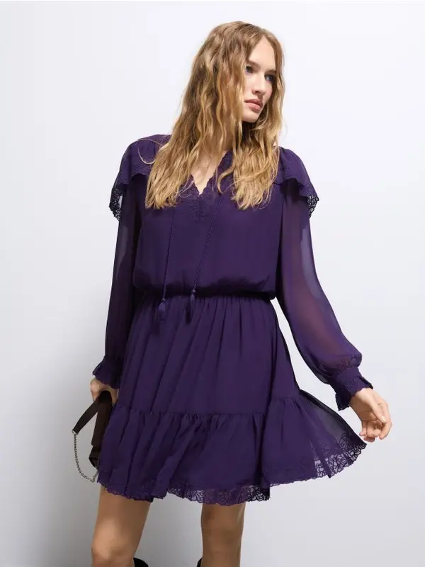 Mohito Mohito - Мини рокля - тъмно лилаво