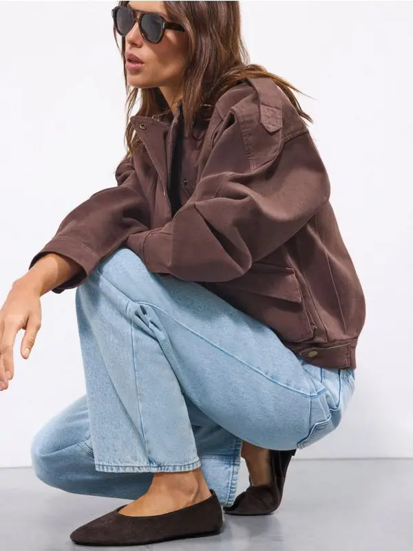 Mohito Mohito - Обувки балерина - тъмно кафяво