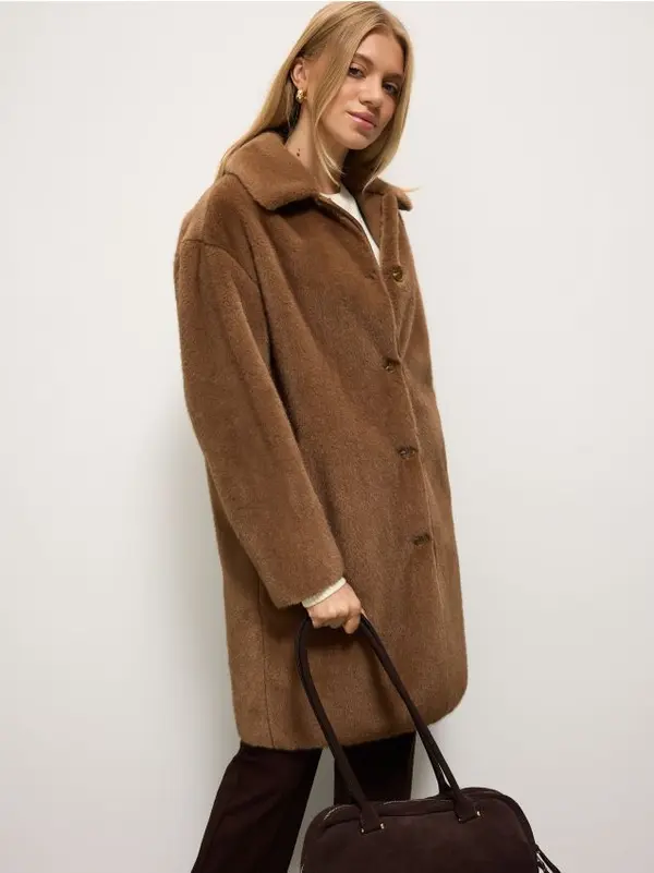 Mohito Mohito - Oversize палто - кафяво