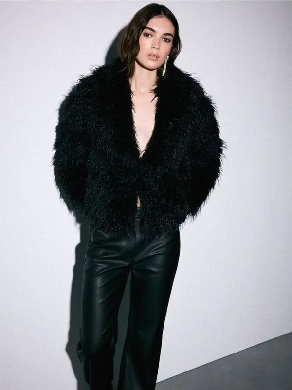 Mohito Mohito - Палто от изкуствена кожа - черен