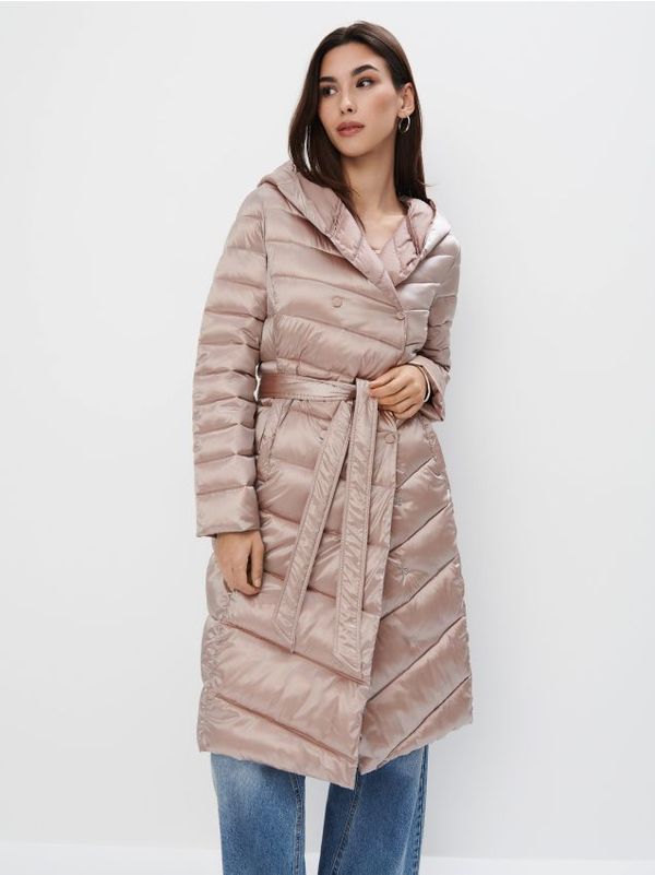 Mohito Mohito - Палто с качулка - бежово