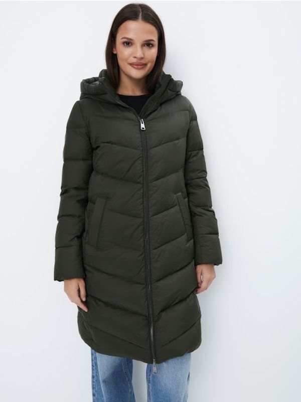 Mohito Mohito - Палто с качулка - зелено