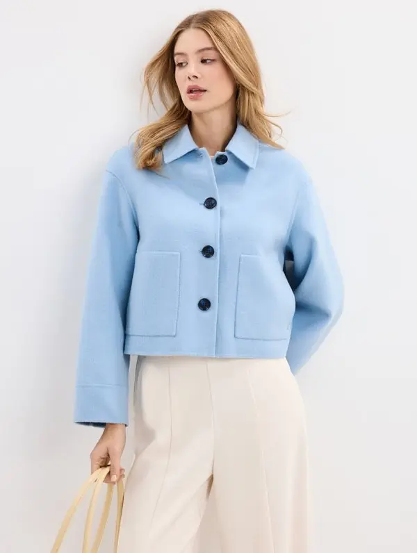 Mohito Mohito - Палто със съдържание на вълна - син