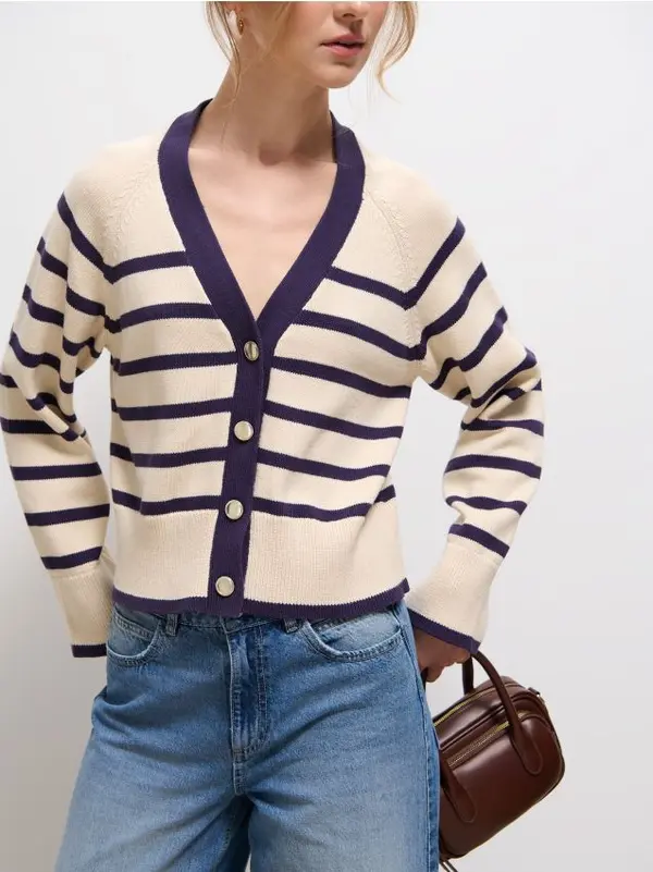 Mohito Mohito - Памучна жилетка - бежово