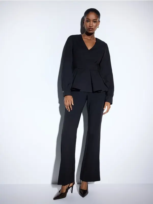 Mohito Mohito - Панталон flare - черен