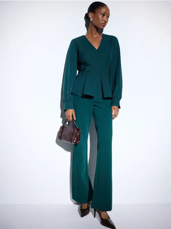 Mohito Mohito - Панталон flare - зелено