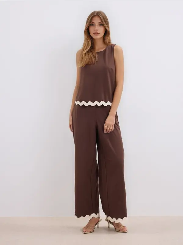 Mohito Mohito - Панталон - кафяво