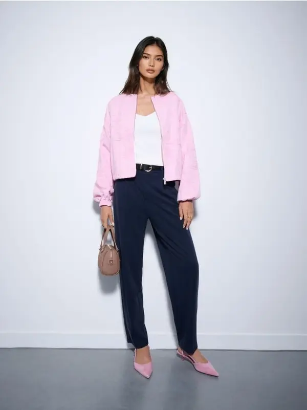 Mohito Mohito - Панталон с колан - нави