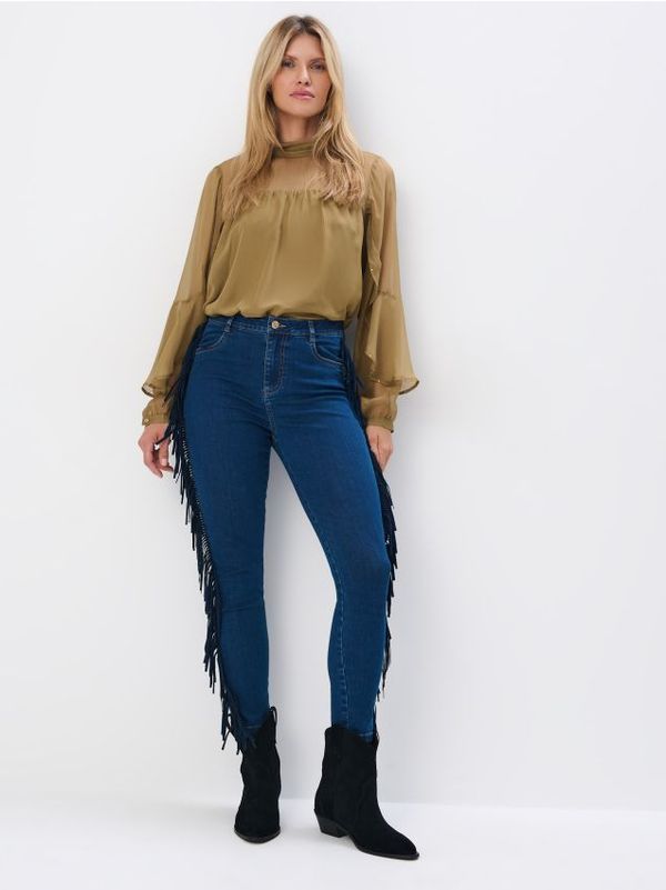 Mohito Mohito - Панталон с ресни - син