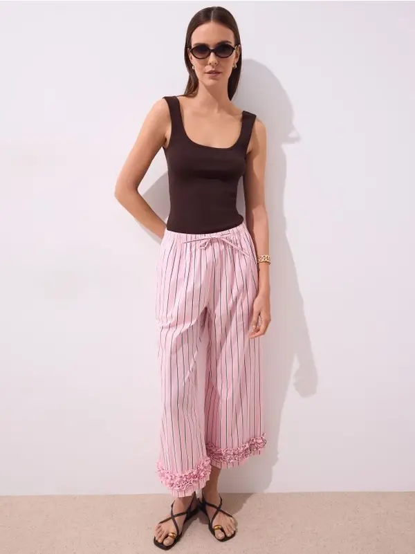 Mohito Mohito - Панталон тип culotte - розово
