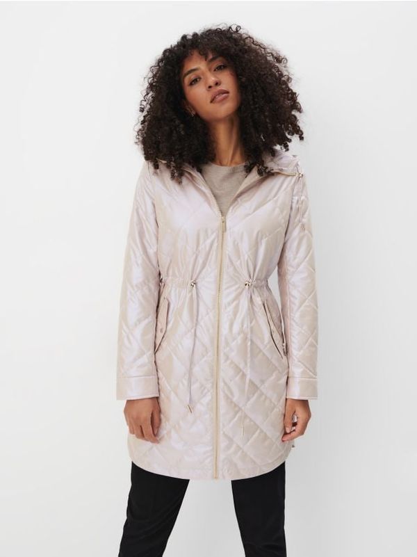 Mohito Mohito - Парка с качулка - кремaво