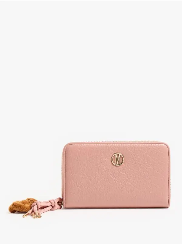 Mohito Mohito - Портфейл с висулка - пастелно розово