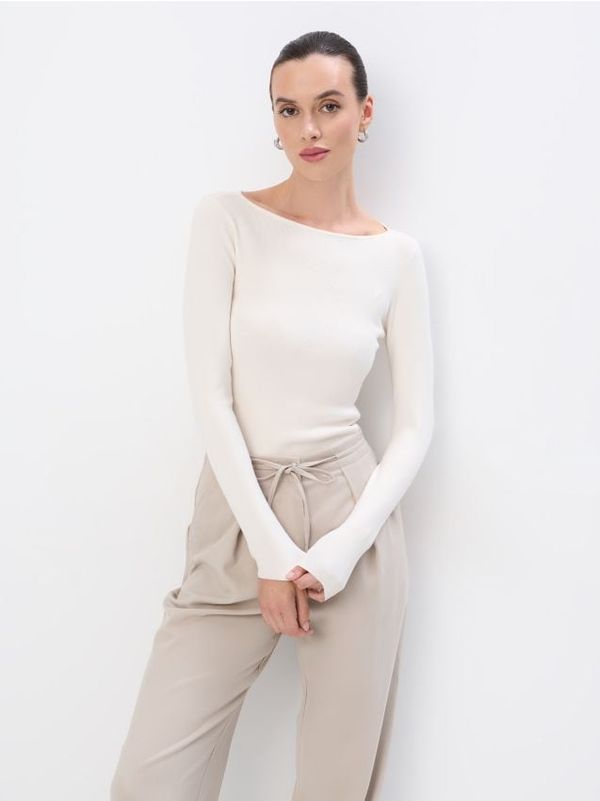 Mohito Mohito - Пуловер basic - кремaво