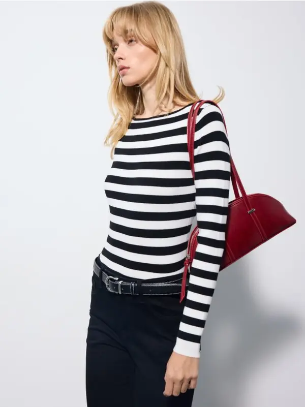 Mohito Mohito - Пуловер на райе - кремaво