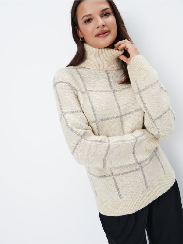 Mohito Mohito - Пуловер с поло яка - кремaво